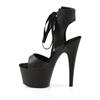 Pleaser - ADORE70014 Sandale à bride à la cheville, Pole dance chaussures - Chaussures de pole dance - Noir Product image